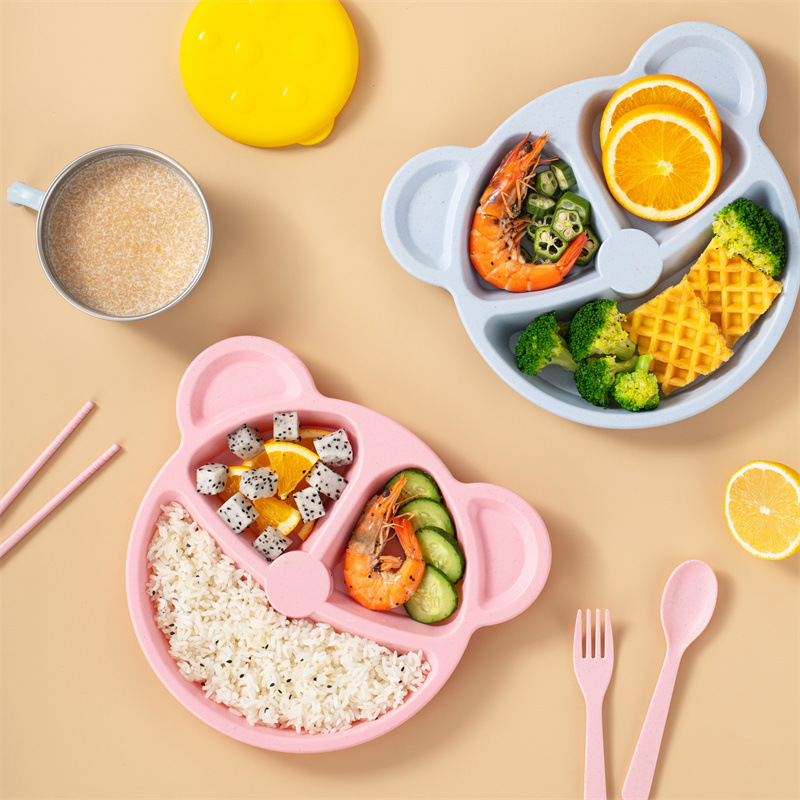 Baby Food Menu - 3 szt./zestaw Zastawa stołowa dla dzieci