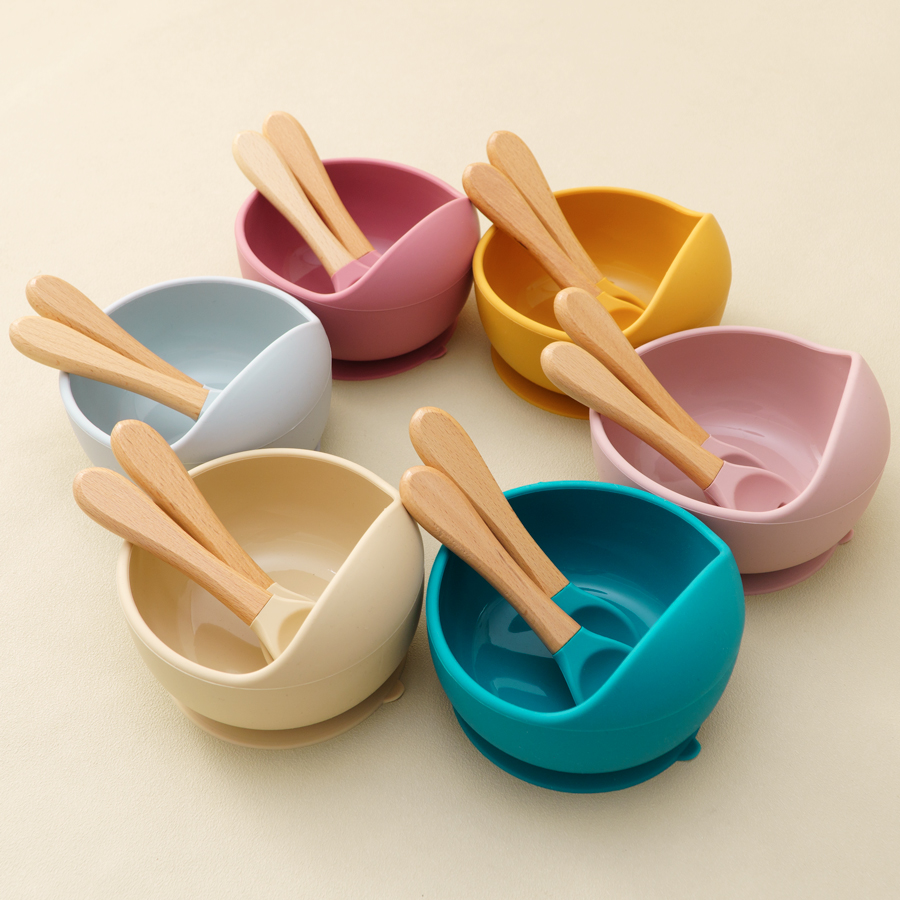 Baby Food Menu - Mamaplan 3 szt. Silikonowy zestaw do