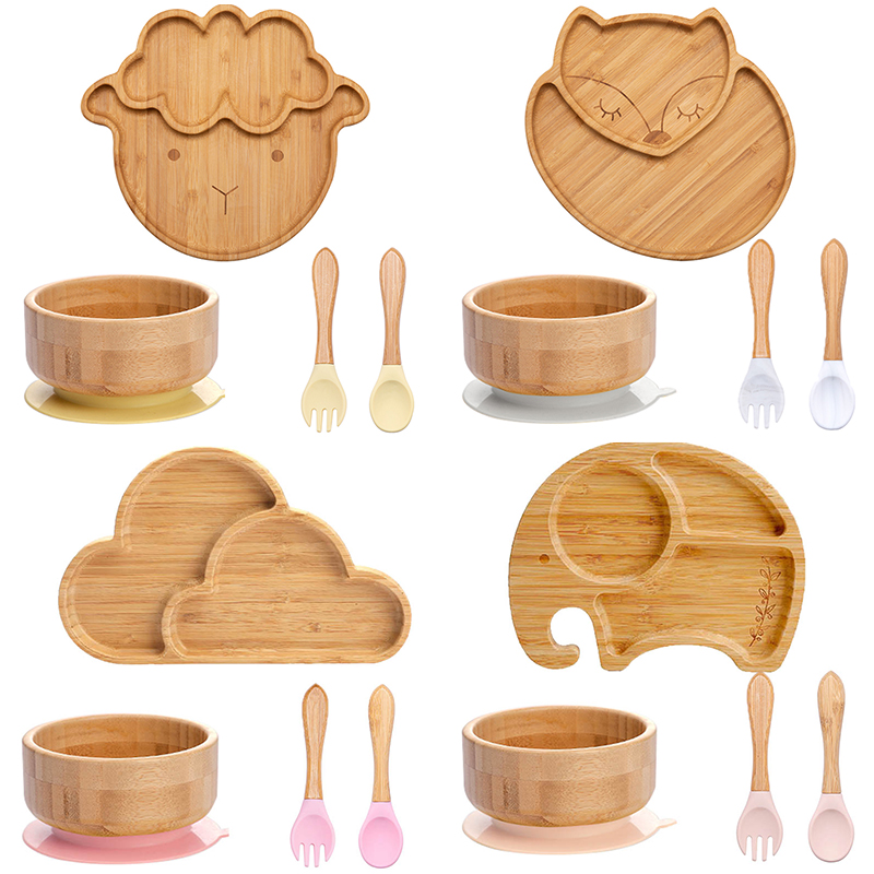 Baby Food Menu - 4 szt. Zastawa stołowa dla dzieci