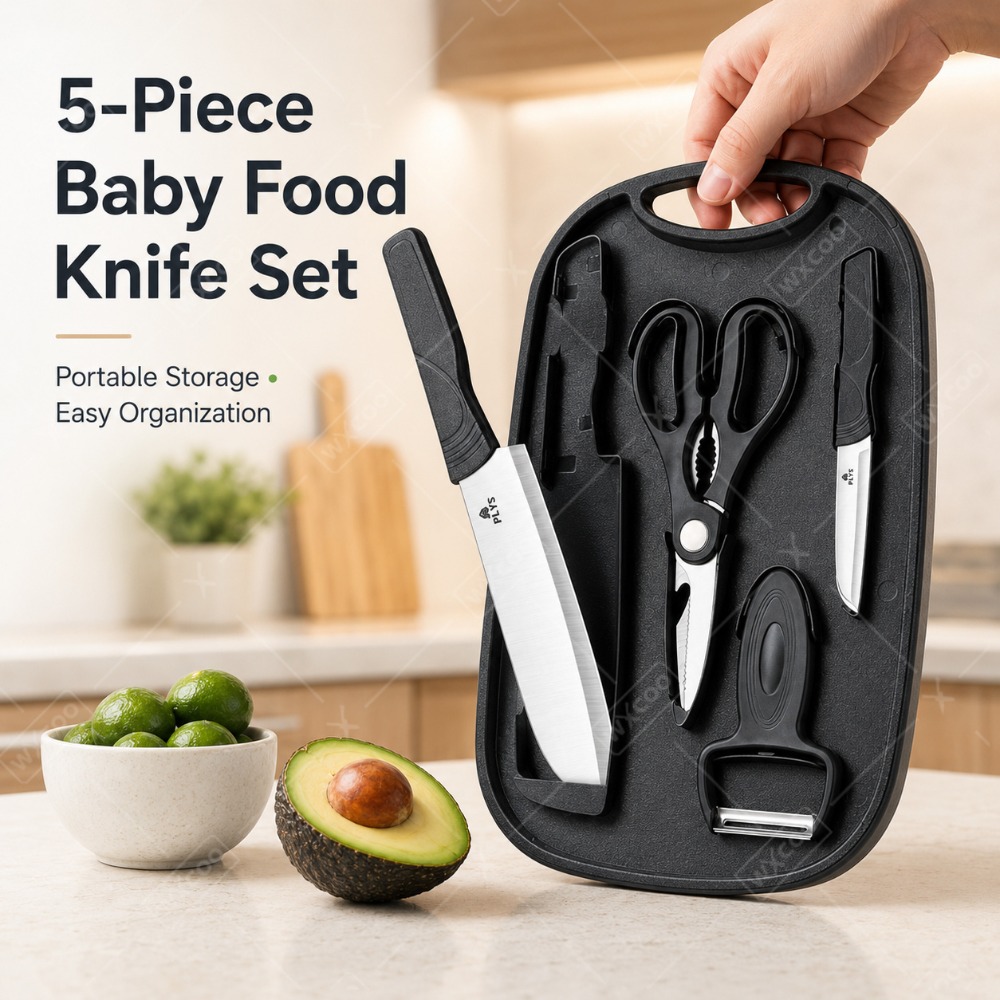 Zestaw noży do przygotowywania – Baby Food Scissors recenzja i cena