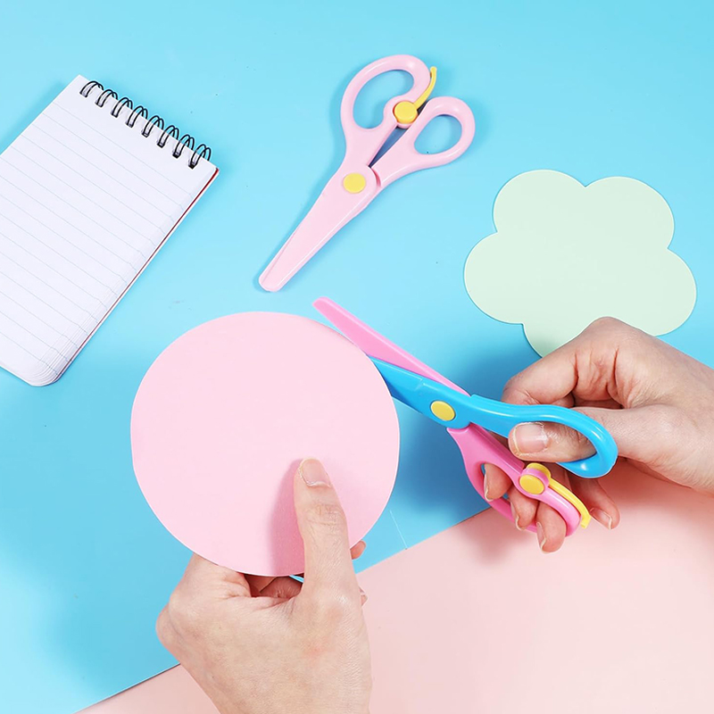Nożyczki plastikowe dwukolorow – Baby Food Scissors recenzja i cena