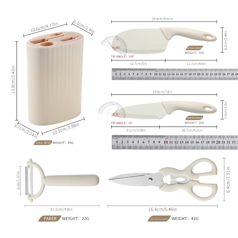 5-częściowy zestaw małych narz – Baby Food Scissors recenzja i cena