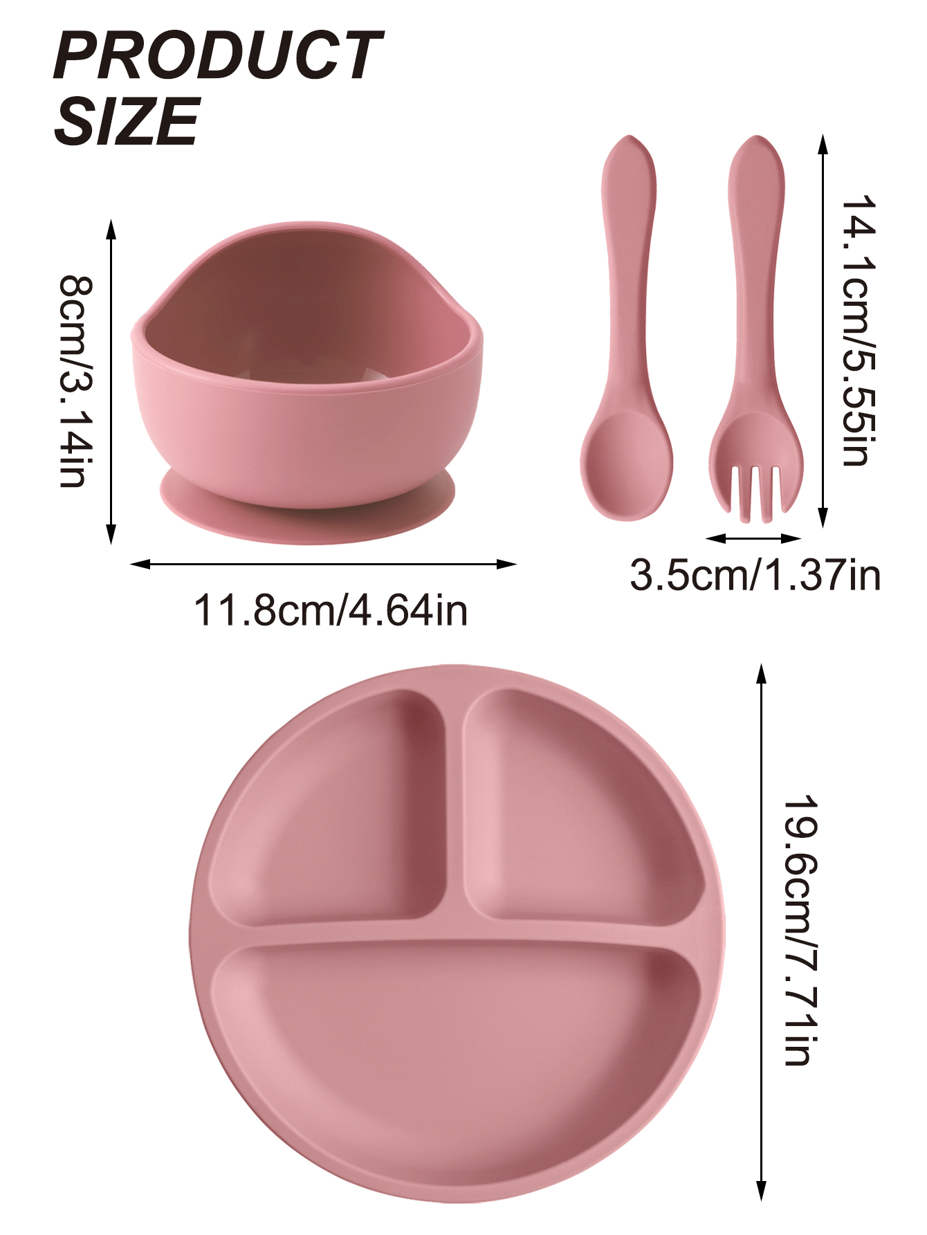4-częściowy silikonowy zestaw  – Baby Food Menu recenzja i cena