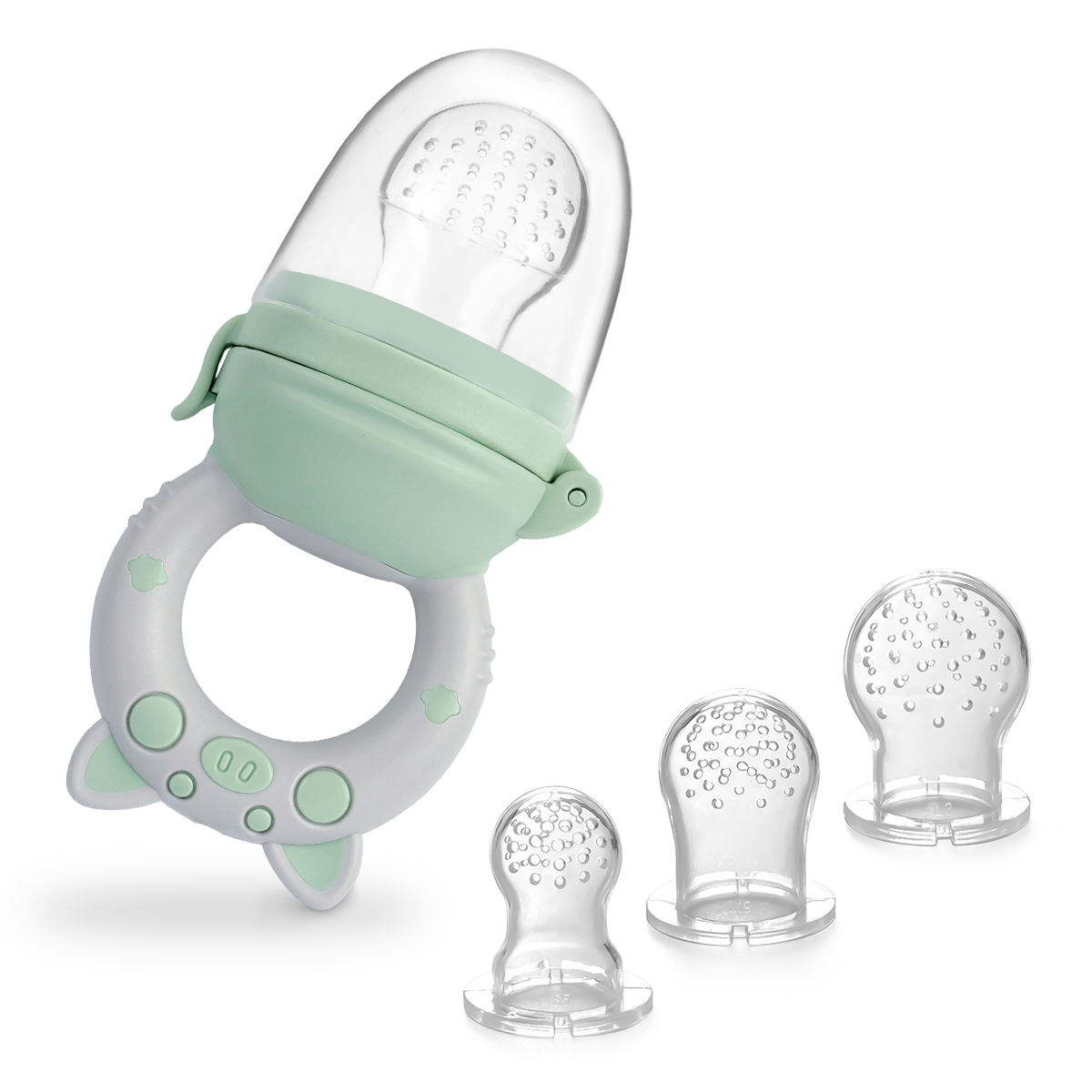4 szt./zestaw Silikonowe gryza – Baby Food Vegetables recenzja i cena